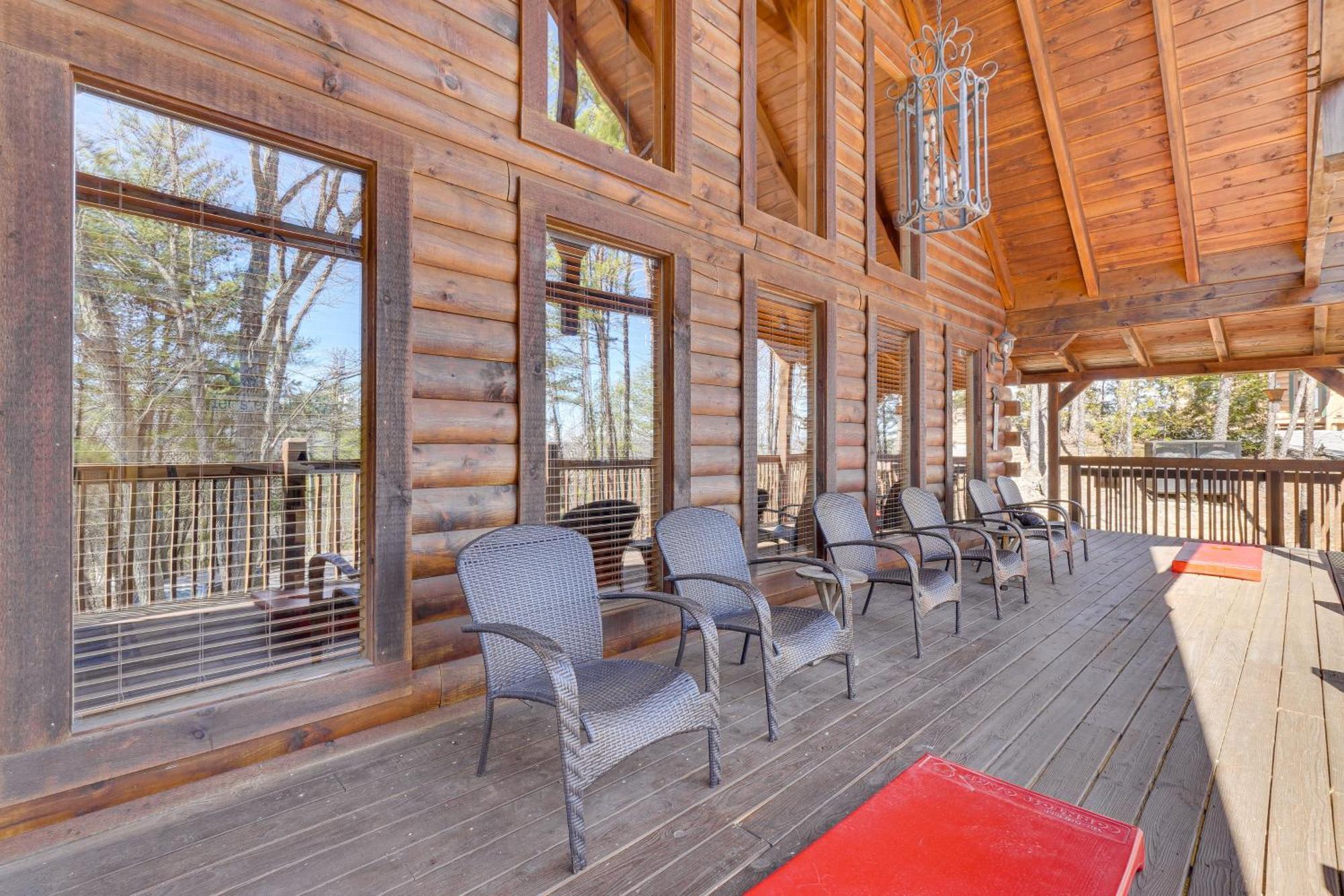 Sevierville Cabin With Deck Minutes To Pigeon Forge Экстерьер фото