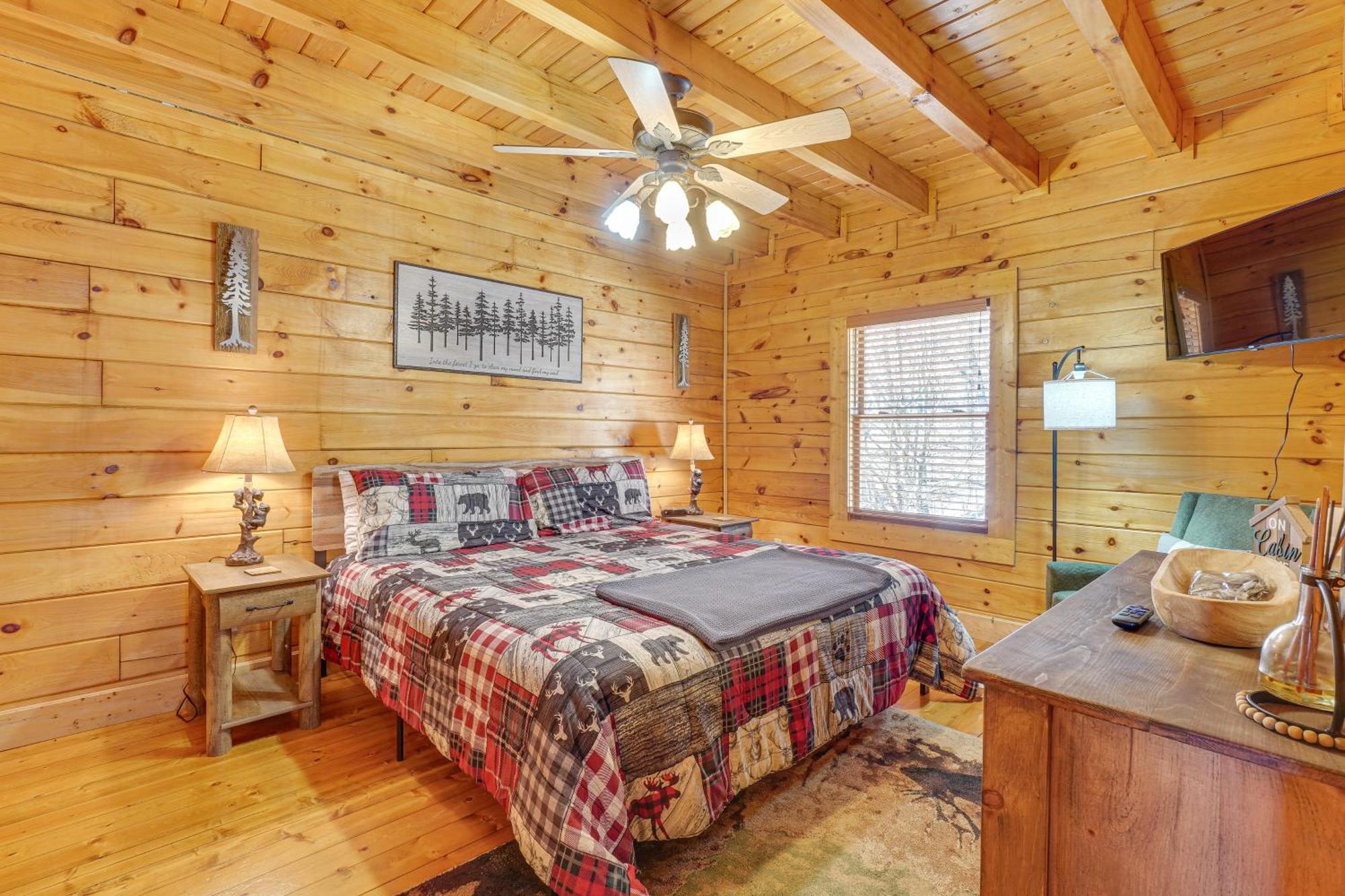 Sevierville Cabin With Deck Minutes To Pigeon Forge Экстерьер фото